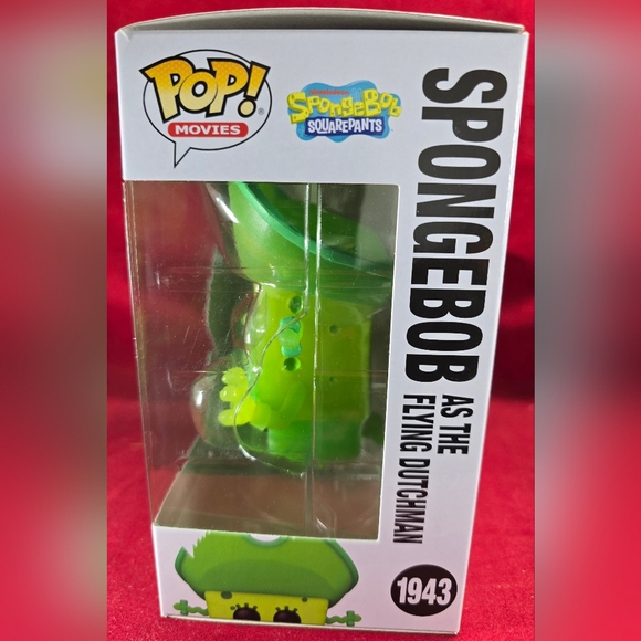 Spongebob as The Flying Dutchman Funko # 1943 (Nib) With Pop Protector - Picture 7 of 9